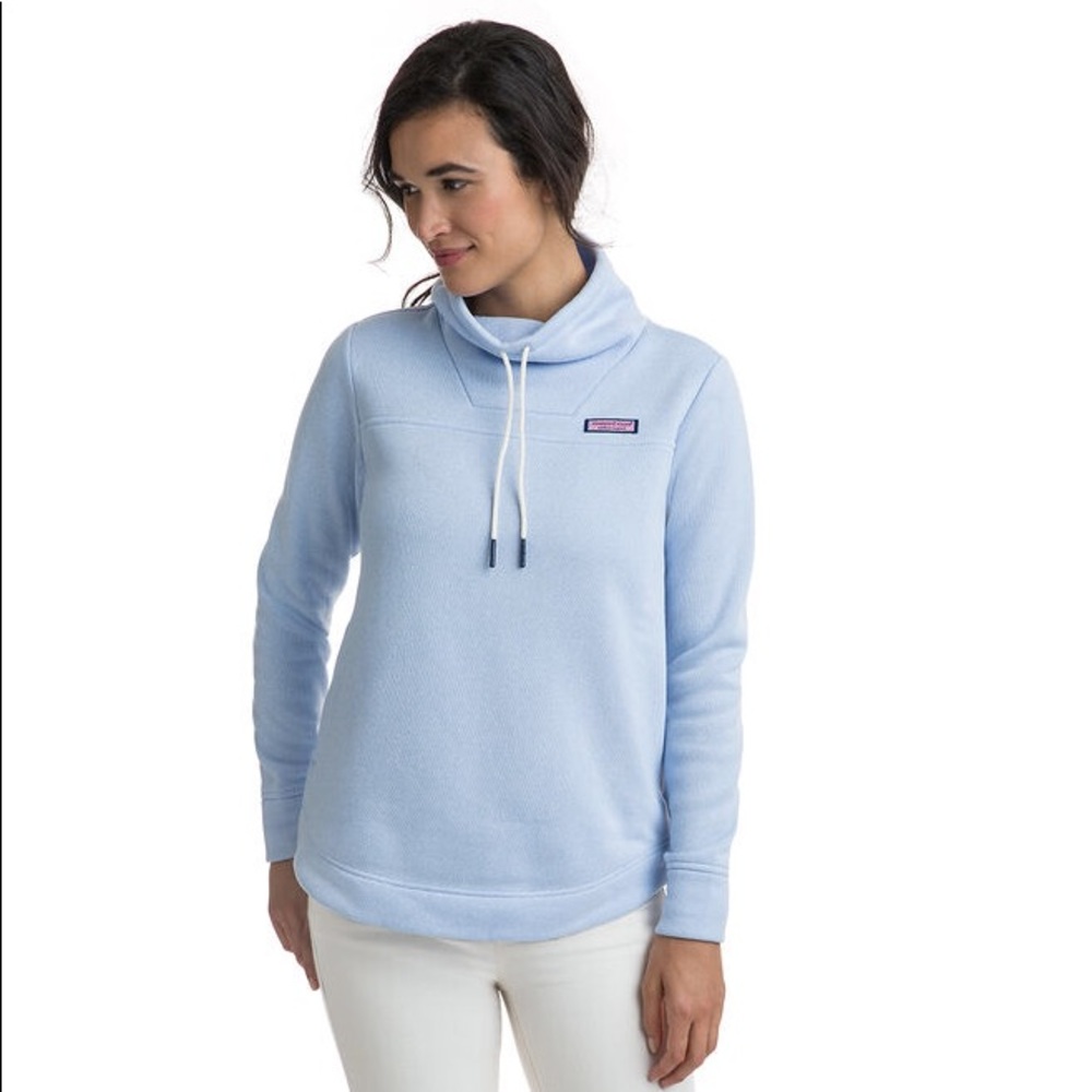 Sweater Fleece Funnel Neck Shep Shirt